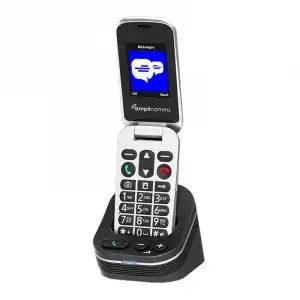 Amplicomms PowerTel M24 Teléfono para Personas Mayores Negro
