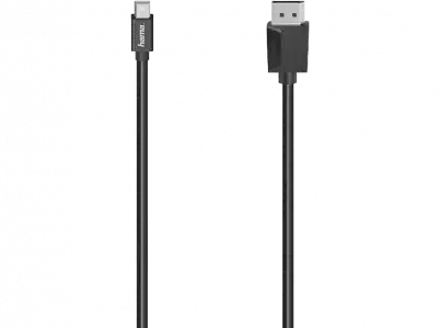 Cable DP - Hama 00200710, Mini a DisplayPort, Ultra HD 4K, 1.50 m, 21.6 Gbps, Negro