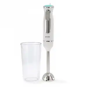 Dcook Batidora de Mano 600W Acero Inoxidable/Blanco