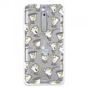 Funda Oficial Disney Chip Potts Siluetas Transparente Para Nokia 5