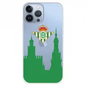 Funda Para Iphone 13 Pro Max Del Betis Escudo Betis Ciudad - Licencia Oficial Real Betis Balompié