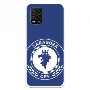 Funda Para Xiaomi Mi 10 Lite Del Zaragoza Cf Femenino Escudo Grande Fondo Azul - Licencia Oficial Zaragoza Cf Femenino