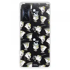 Funda Para Xiaomi Poco F4 Gt Oficial De Disney Chip Potts Siluetas - La Bella Y La Bestia