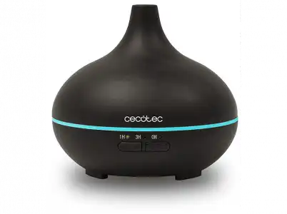 Humidificador - Cecotec Pure Aroma 150 Yin, Función aromas, 750ml, Programable, 7 luces LED, Silencioso, Negro