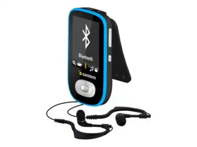MP4 Buetooth Sunstech SKYBT 4GB Negro/Azul
