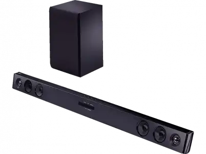 Barra de sonido - LG SQC2, Bluetooth, Subwoofer Inalámbrico, 300 W, Negro