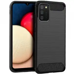 Cool Funda Carbón Negro para Samsung Galaxy A02s