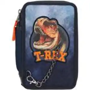Estuche triple con contenido Dino World T-rex