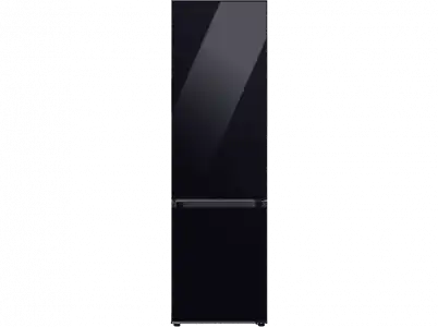 Frigorífico combi - Samsung BESPOKE SMART AI RB38C7B6A22/EF, No Frost, 203 cm, 387l, Twin Cooling Plus, Metal Cooling, WiFi, Negro