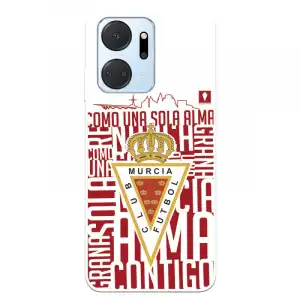 Funda Para Honor X7a Del Real Murcia Escudo Fondo Blanco - Licencia Oficial Real Murcia