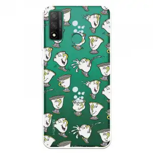 Funda Para Huawei P Smart 2020 Oficial De Disney Chip Potts Siluetas - La Bella Y La Bestia