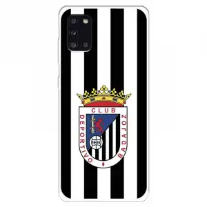 Funda Para Samsung Galaxy A31 Del Badajoz Escudo Blanquinegro - Licencia Oficial Club Deportivo Badajoz