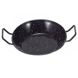 Garcima Sartén Doble Honda con Asas Esmaltada 24cm