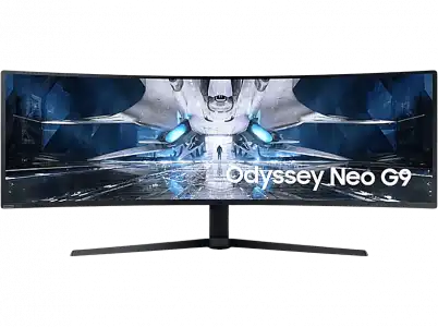 Monitor gaming - Samsung Odyssey Neo G9 LS49AG950NUXEN, 49", DQHD, 1 ms, 240 Hz, Curvado 1000R, Free Sync™ Premium Pro/G-Sync, Blanco