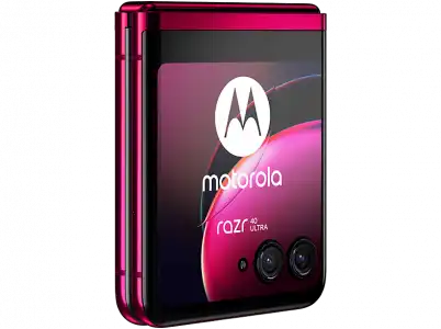 Móvil - Motorola Razr 40 Ultra, Viva magenta, 256GB, 8GB RAM, 6.9" AMOLED Full HD+, Snapdragon 8+ Gen 1 Mobile Platform, 3800 mAh, Android 13