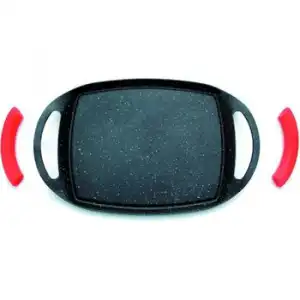 Plancha Grill Revestimiento De Piedra 36 Cm Para Todo Tipo De Cocinas, Inducción Y Horno, Recubrimiento Antiadherente, Suinga